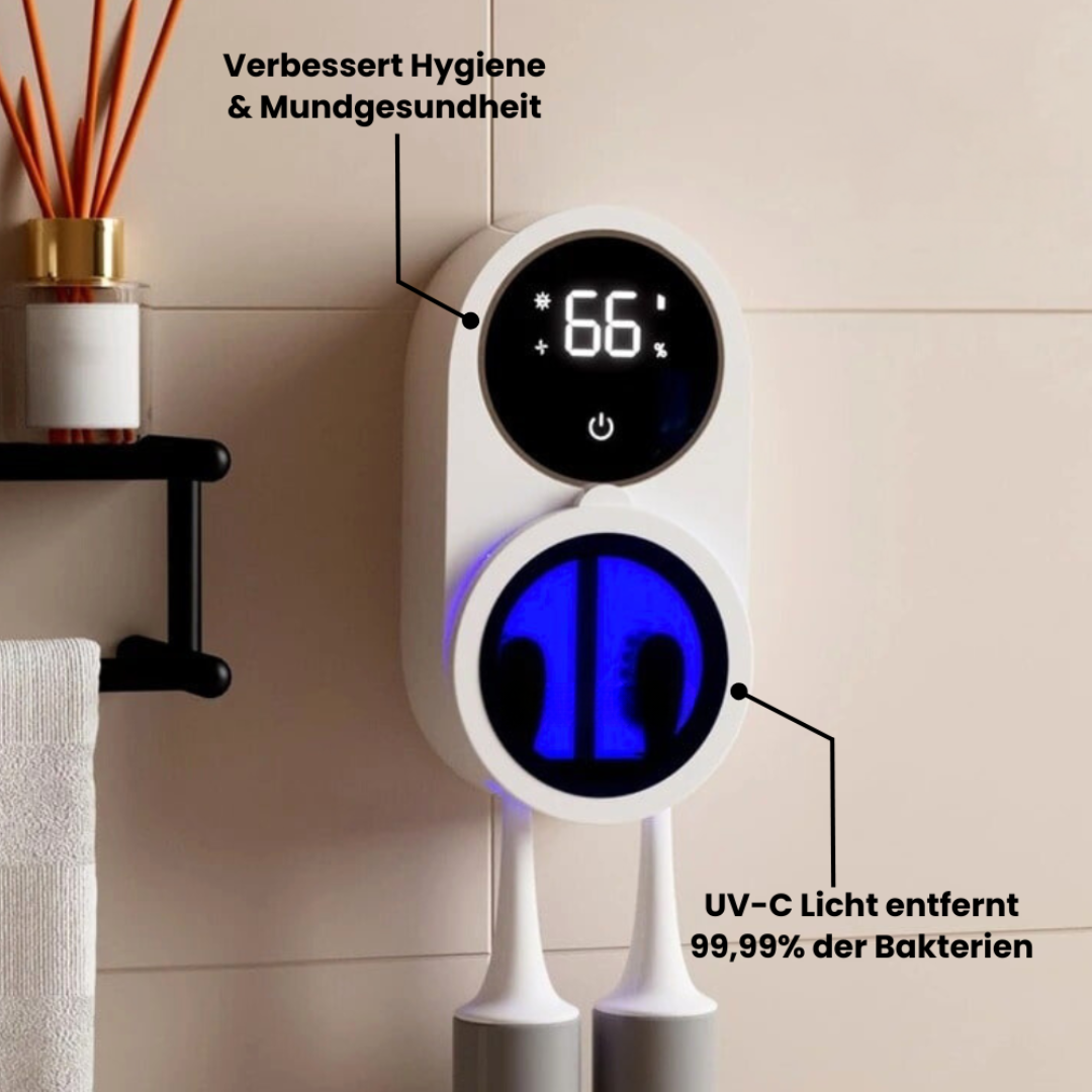ZahnGlanz™ Schutz vor Bakterien für deine Zahnbürste