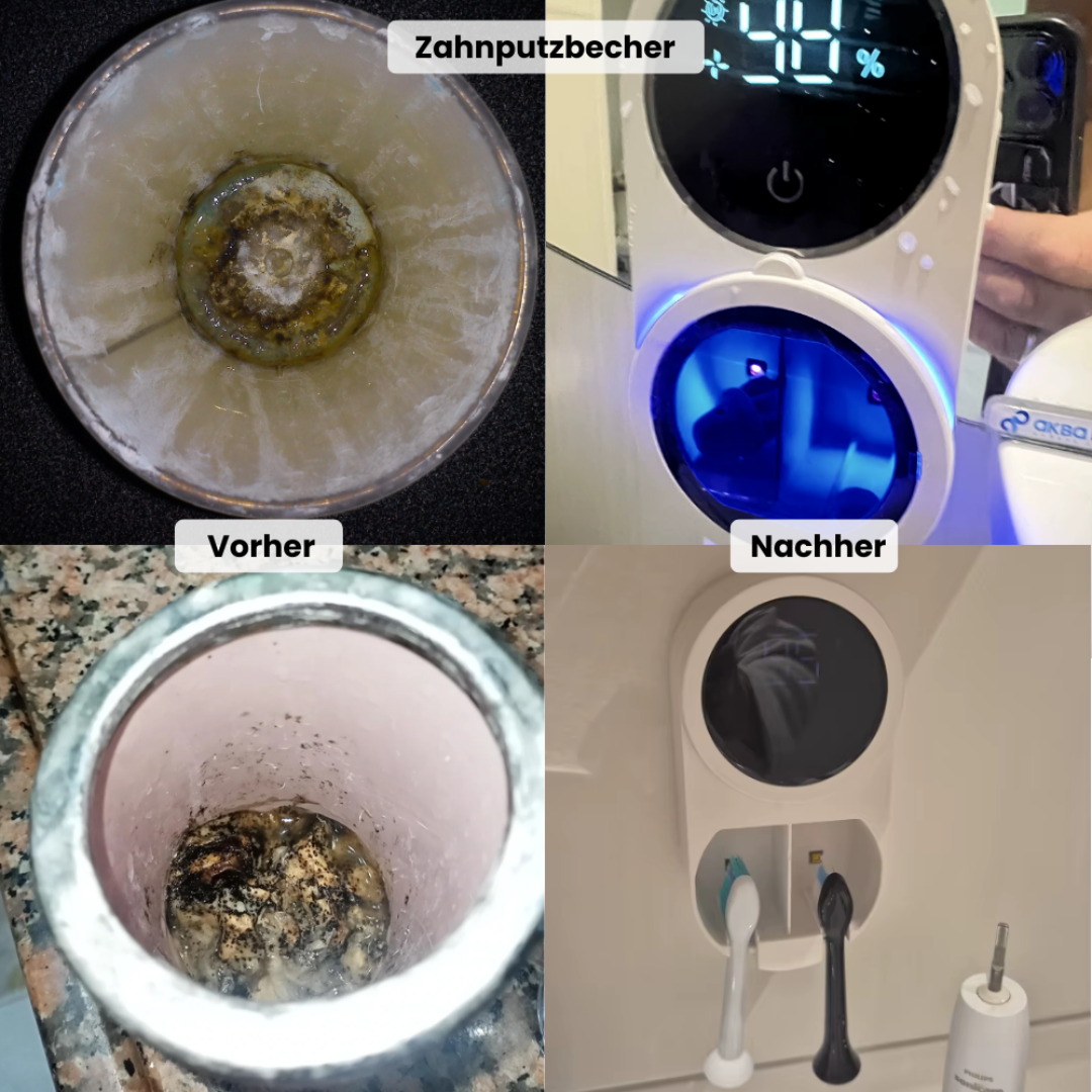 ZahnGlanz™ Schutz vor Bakterien für deine Zahnbürste