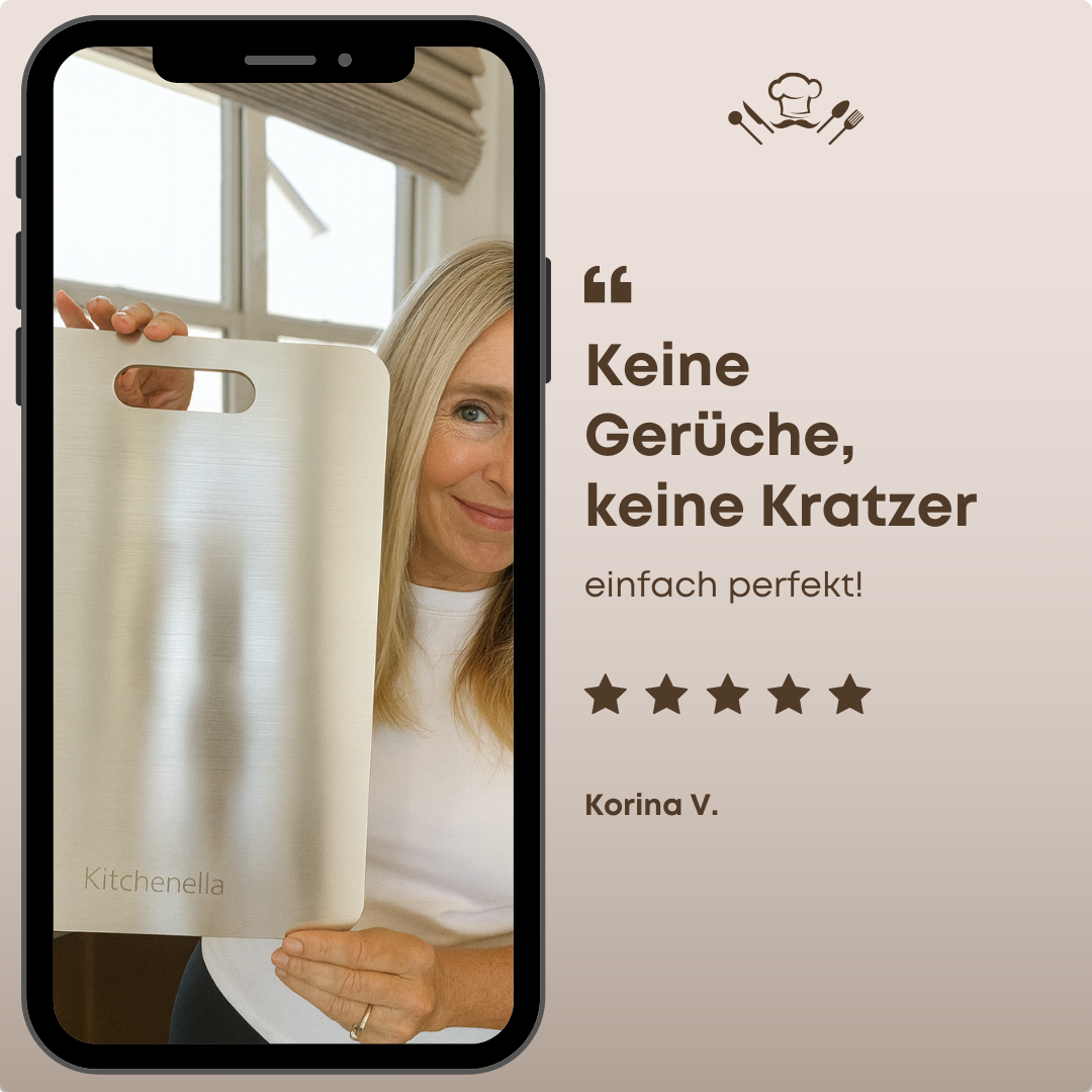 Kitchenella™ Schneidebrett aus Titan