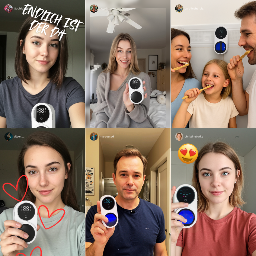 ZahnGlanz™ Schutz vor Bakterien für deine Zahnbürste