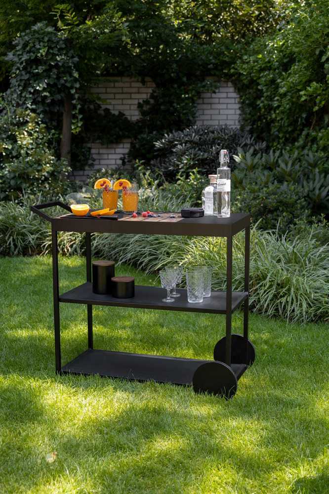 Servierwagen Miro mit FSC® zertifiziertem Akazienholz