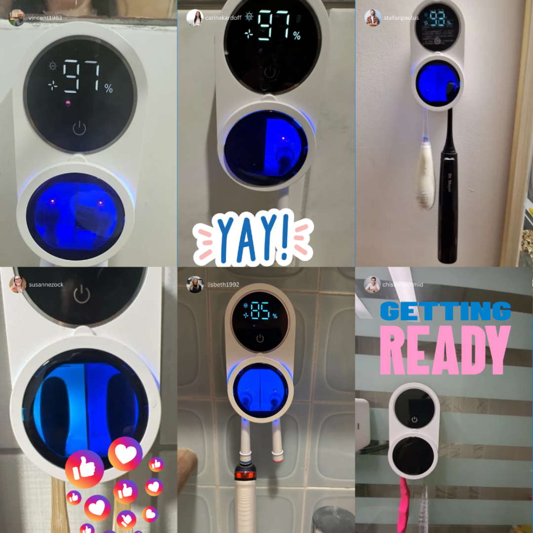 ZahnGlanz™ Schutz vor Bakterien für deine Zahnbürste