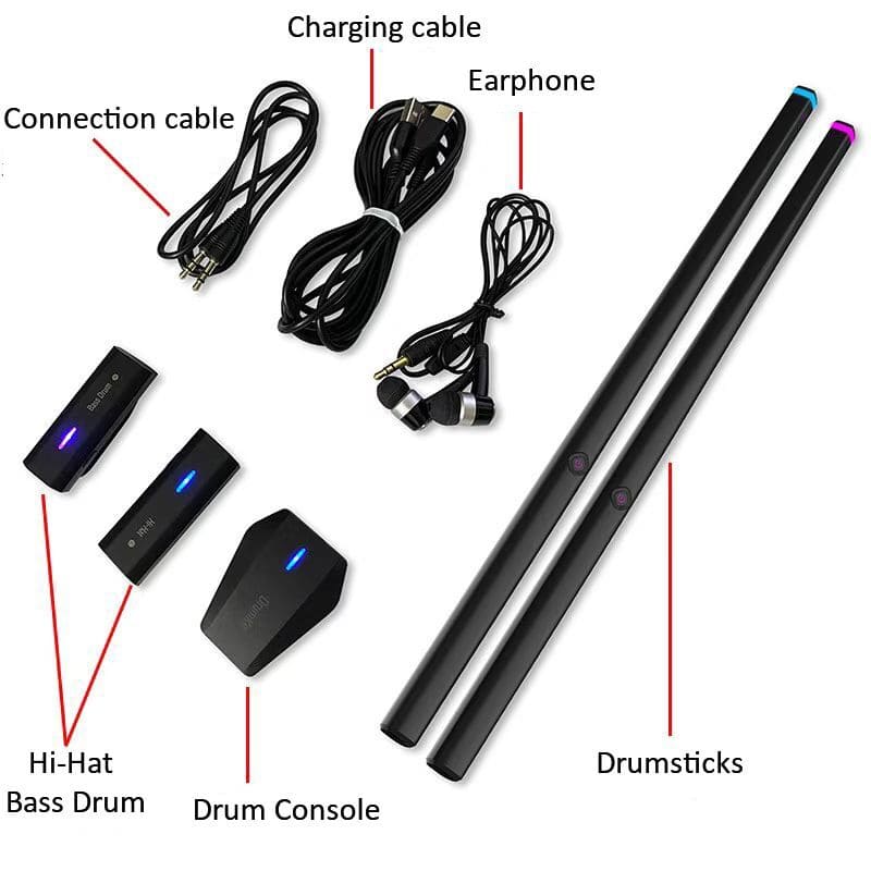 HyperDrum™ | Elektronische Drum Sticks im Set | Immersives Trommelerlebnis
