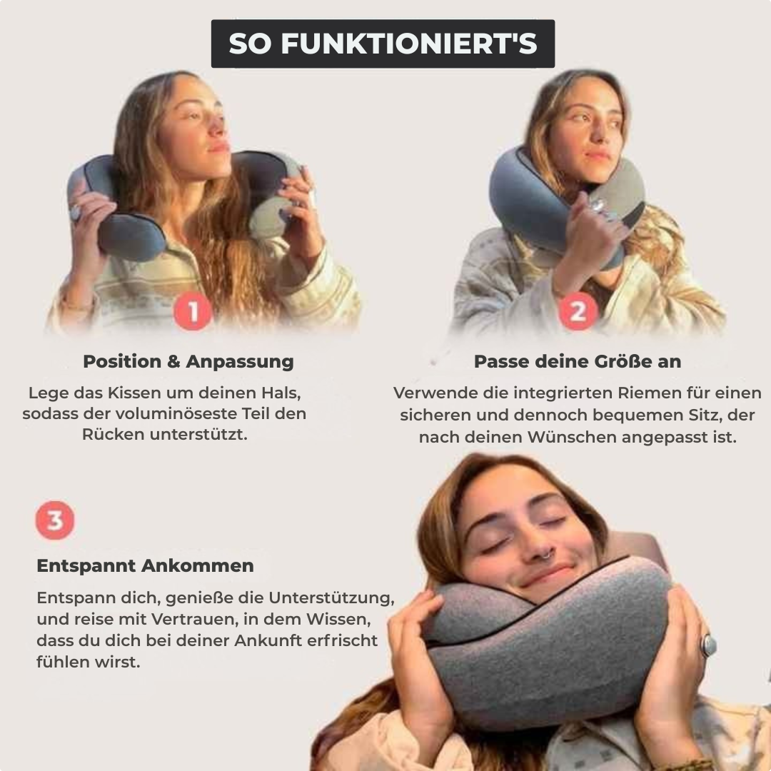 NeckHug™ Das Premium-Reisekissen