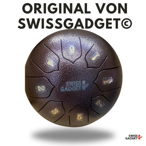 YogaHandpan™ Handgefertigte Zungentrommel mit 8, 11, 13 & 15 Töne
