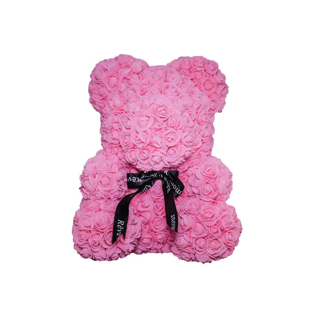 SwissLove™ - Rosenbär 40cm - Einzigartiges Geschenk - SwissGadget