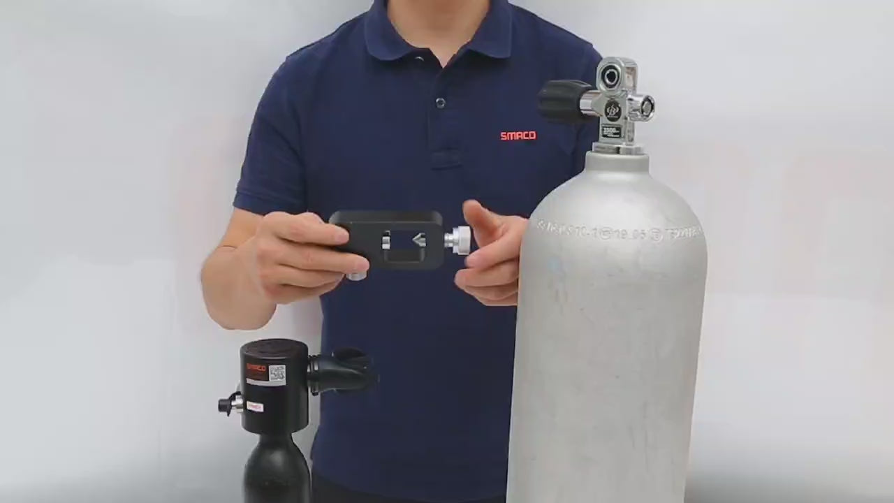 SMACO S400 & S700 Plus - Mini Scuba Tauch Tank - Tragbare Tauchausrüstung - Wiederauffüllbar - SwissGadget