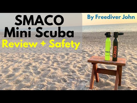 SMACO S400 & S700 Plus - Mini Scuba Tauch Tank - Tragbare Tauchausrüstung - Wiederauffüllbar - SwissGadget