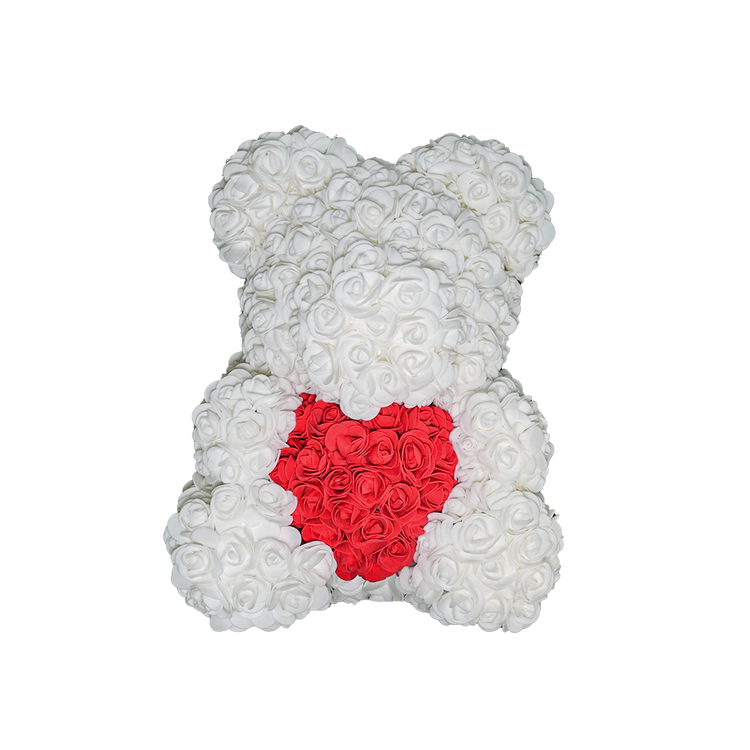 SwissLove™ - Rosenbär 40cm - Einzigartiges Geschenk - SwissGadget
