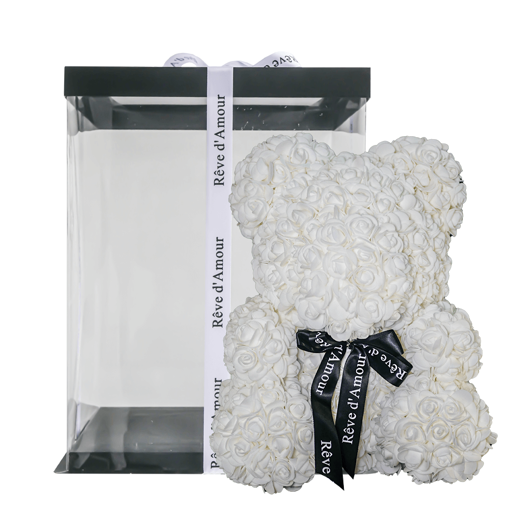 SwissLove™ - Rosenbär 40cm - Einzigartiges Geschenk - SwissGadget