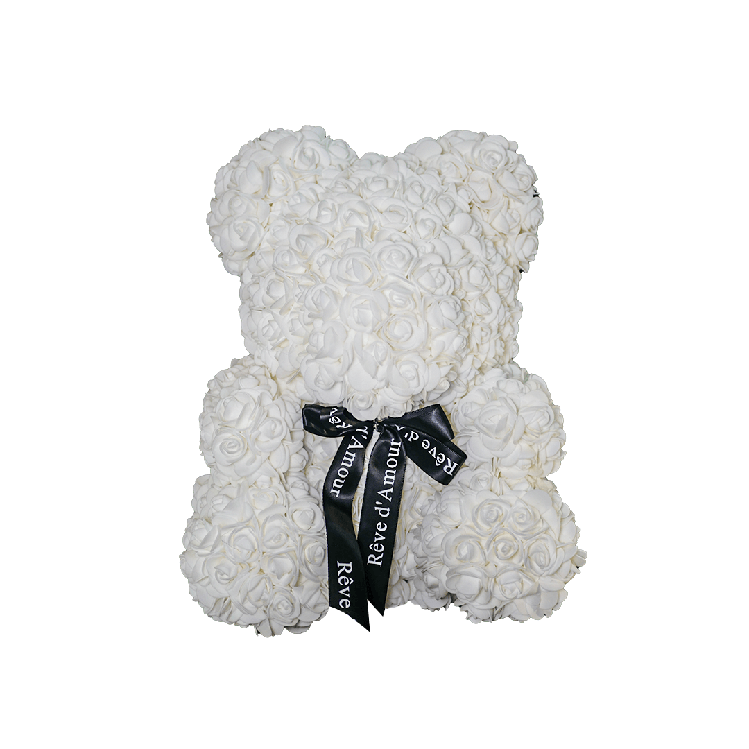 SwissLove™ - Rosenbär 40cm - Einzigartiges Geschenk - SwissGadget