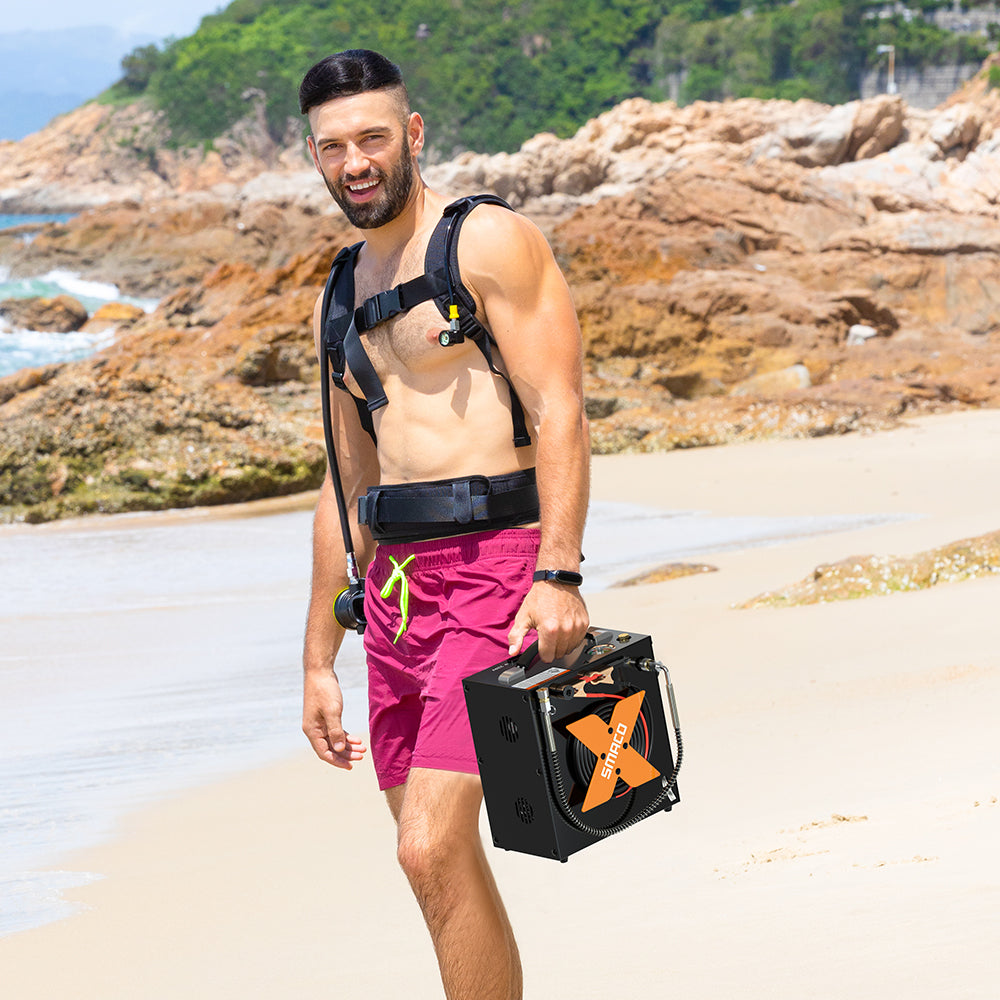 SMACO S400 & S700 Plus - Mini Scuba Tauch Tank - Tragbare Tauchausrüstung - Wiederauffüllbar - SwissGadget