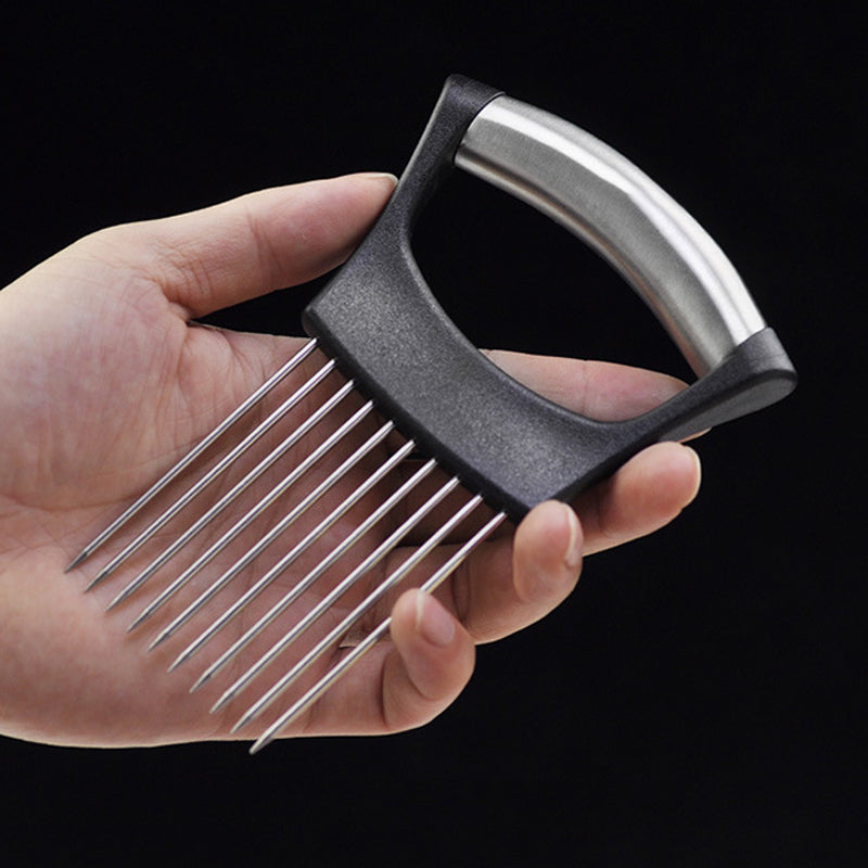 OnionMasterPro™ Zwiebelschneider aus Edelstahl - Effizientes Küchenwerkzeug - SwissGadget