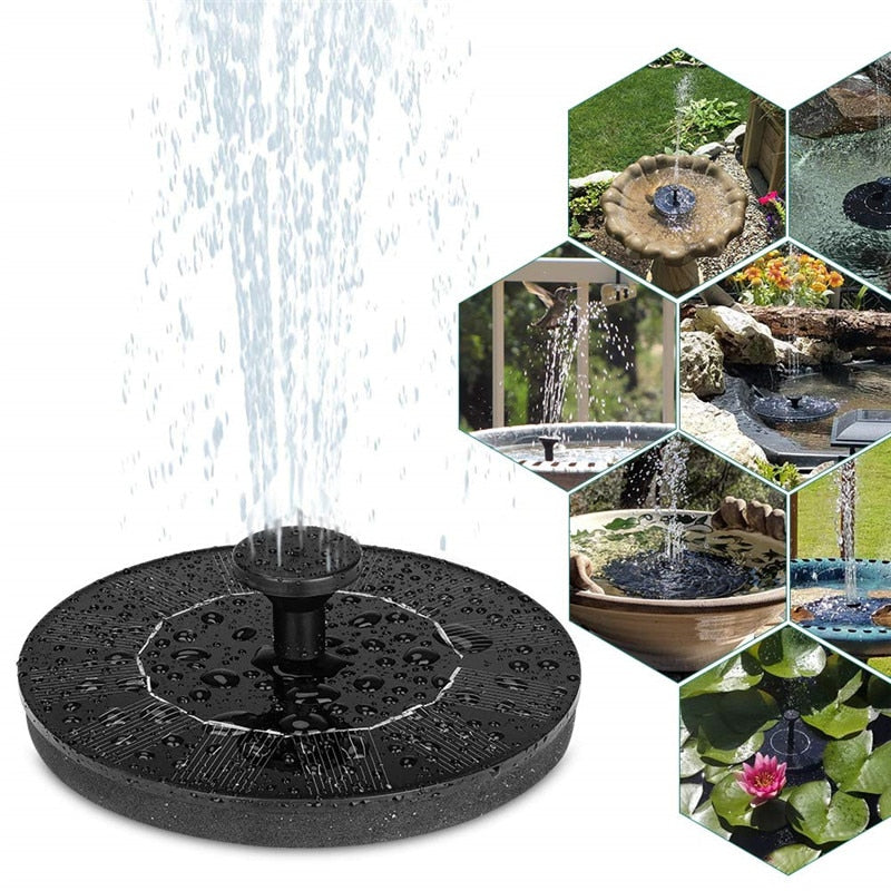 SwissFountain™ - Solar Springbrunnen 16cm - SwissGadget