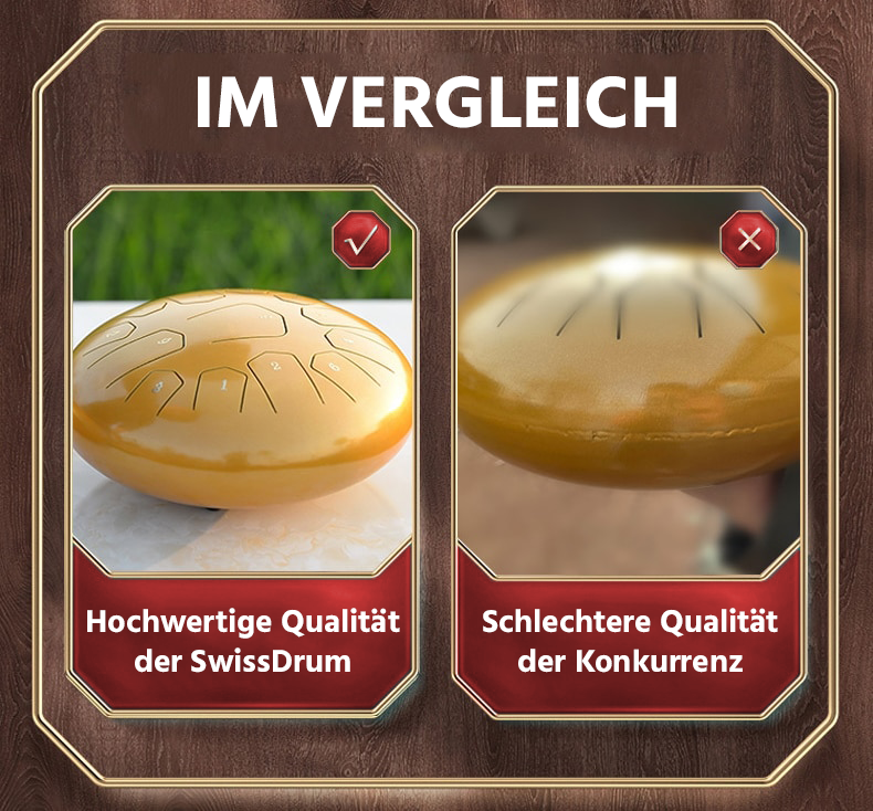 SwissgadgetDrum™ - Handgefertigte Zungentrummel - Yoga - SwissGadget