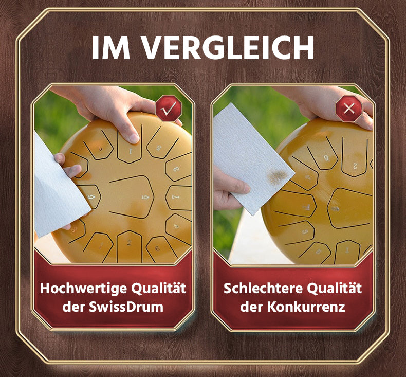 SwissgadgetDrum™ - Handgefertigte Zungentrummel - Yoga - SwissGadget