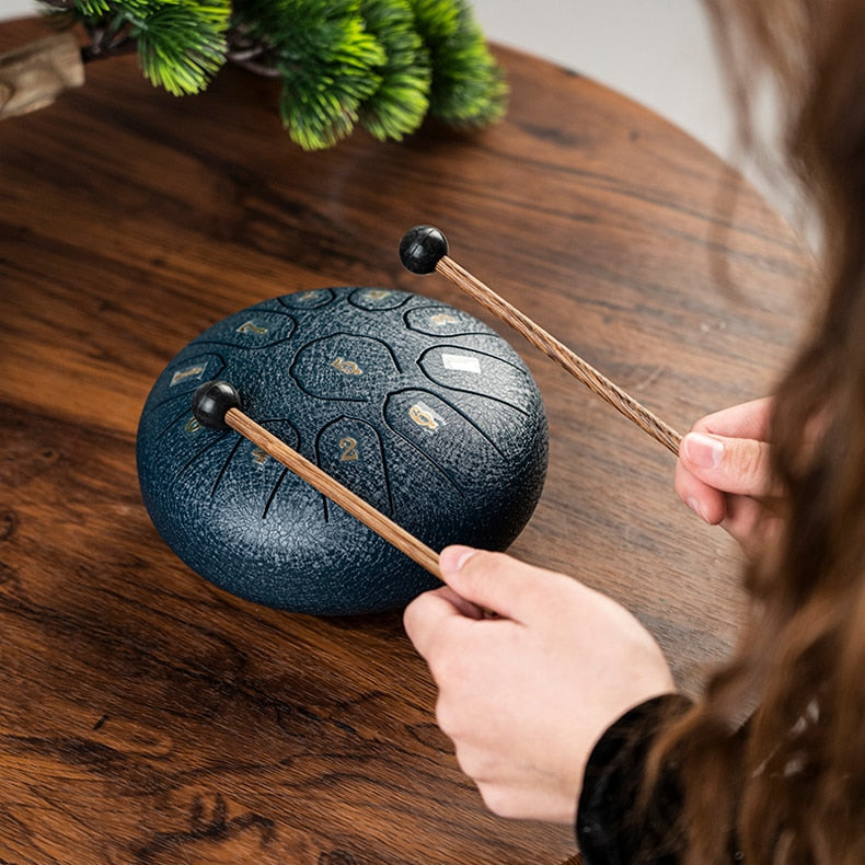 SwissgadgetDrum™ - Handgefertigte Zungentrummel - Yoga - SwissGadget