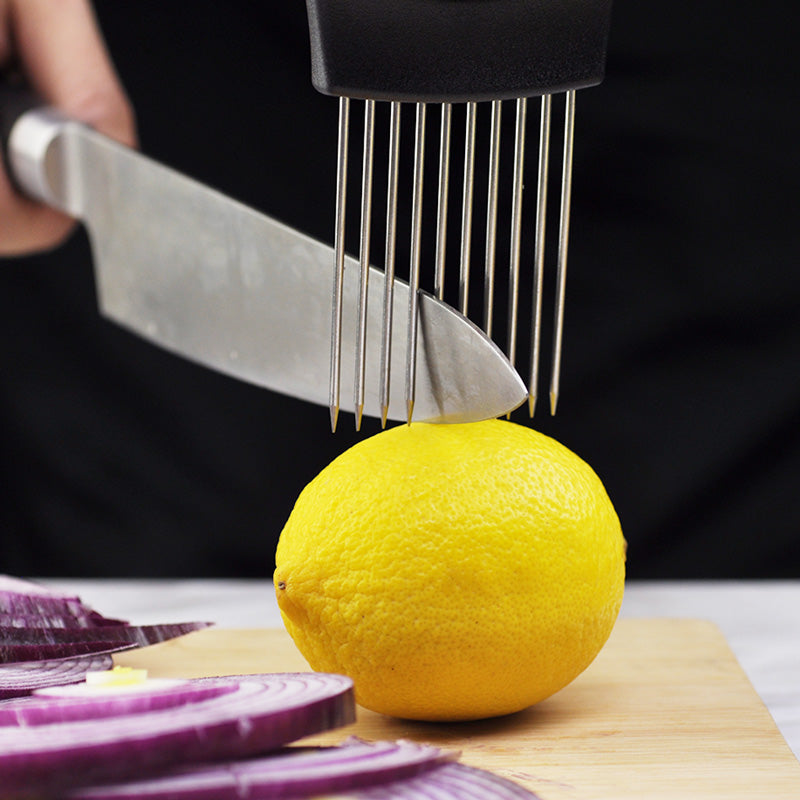 OnionMasterPro™ Zwiebelschneider aus Edelstahl - Effizientes Küchenwerkzeug - SwissGadget