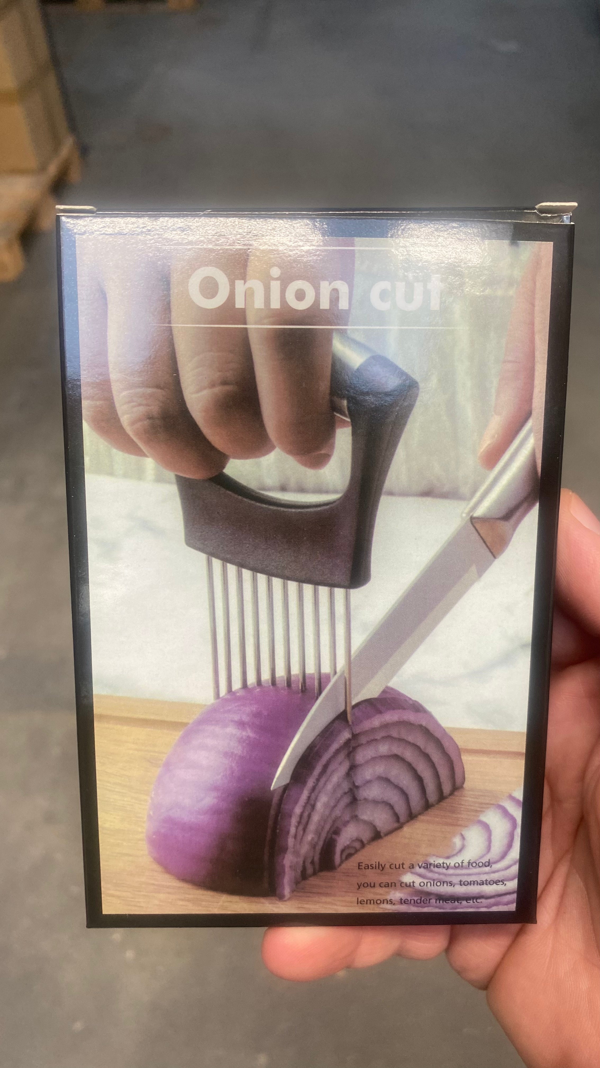 OnionMasterPro™ Zwiebelschneider aus Edelstahl - Effizientes Küchenwerkzeug - SwissGadget