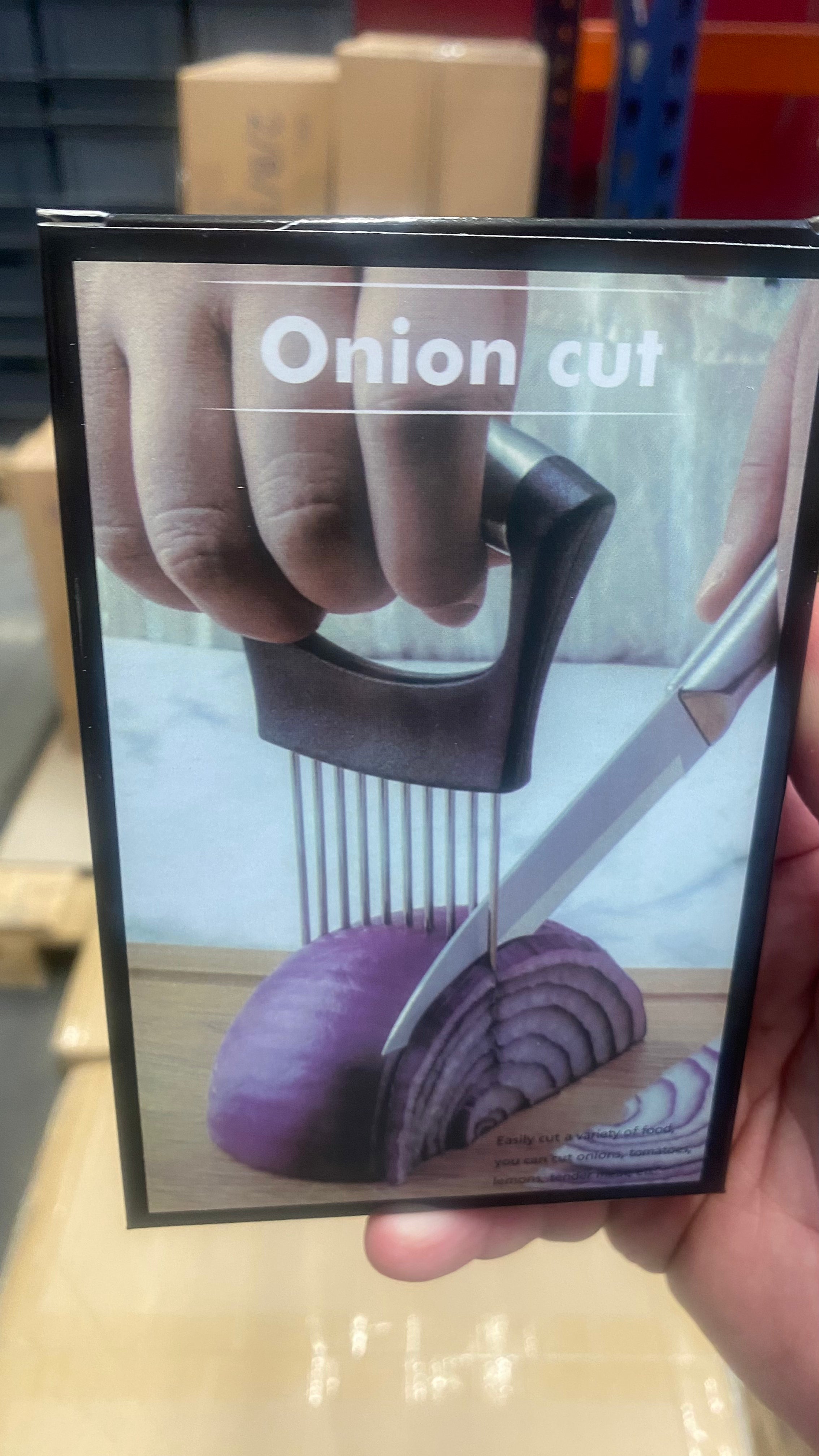 OnionMasterPro™ Zwiebelschneider aus Edelstahl - Effizientes Küchenwerkzeug - SwissGadget