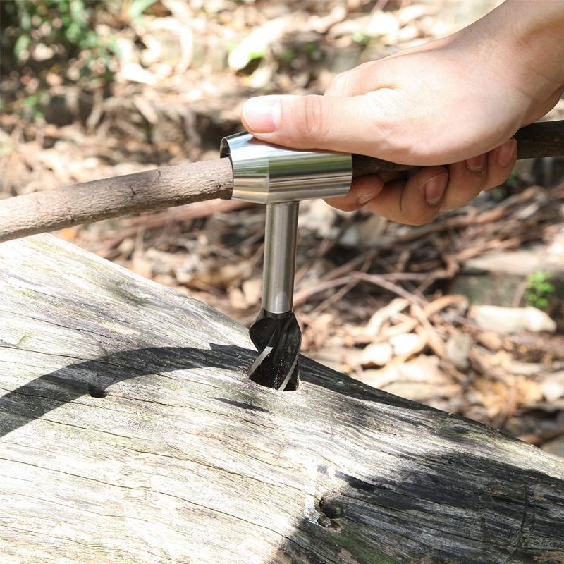 SwissgadgetCraft™ Outdoor Handbohrer - Survival Tool - SwissGadget