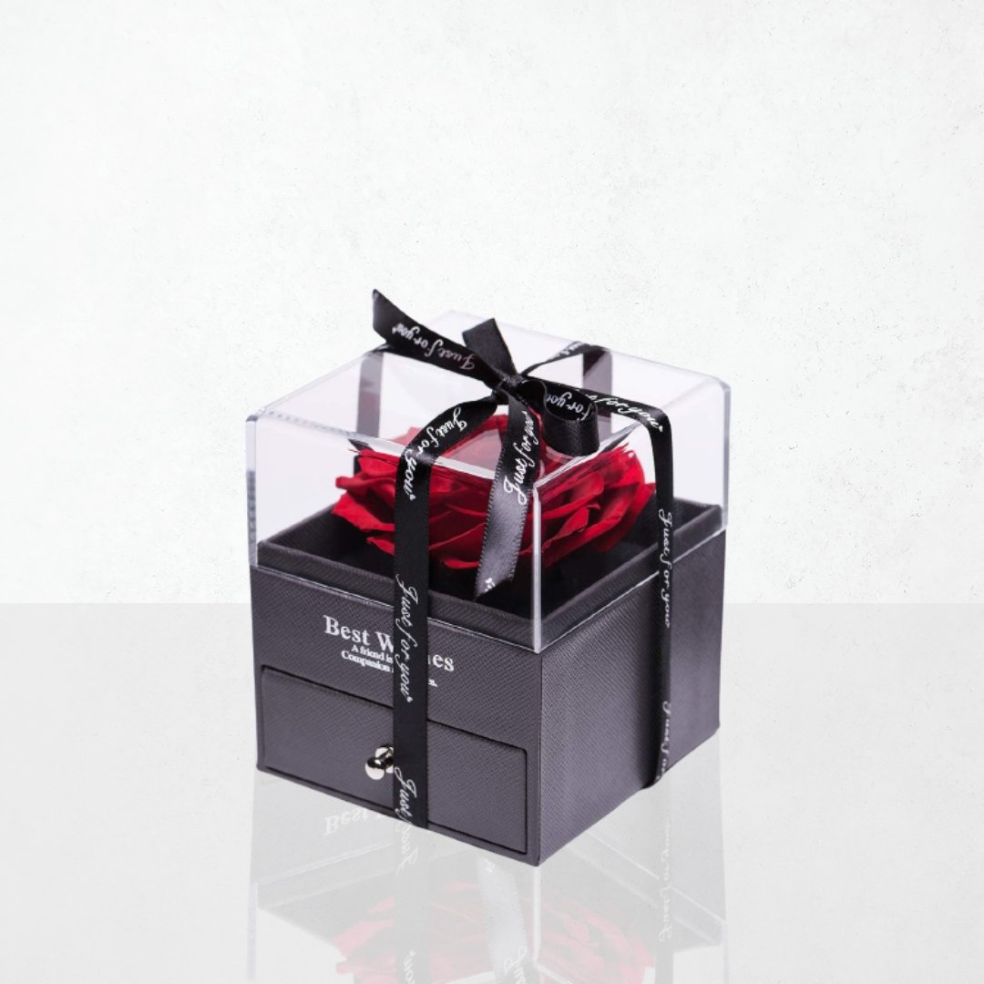 SwissLove™ - Ewige Rose und Halskette Geschenkset - SwissGadget