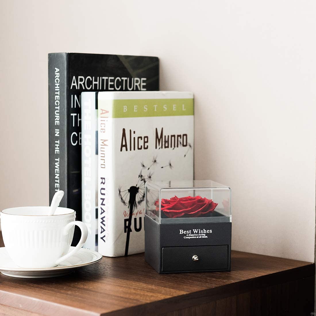 SwissLove™ - Ewige Rose und Halskette Geschenkset - SwissGadget