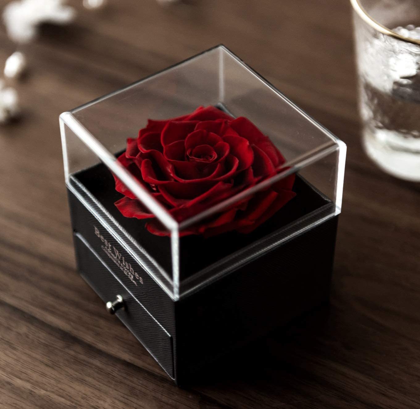 SwissLove™ - Ewige Rose und Halskette Geschenkset - SwissGadget