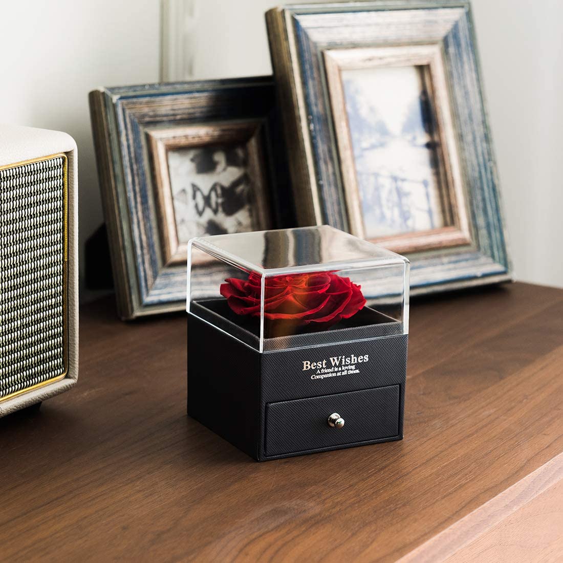 SwissLove™ - Ewige Rose und Halskette Geschenkset - SwissGadget