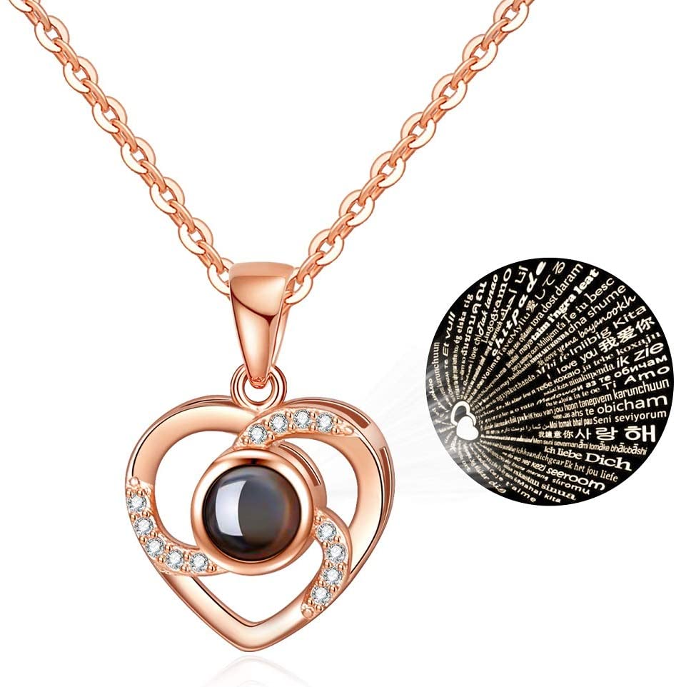 SwissLove™ - Ewige Rose und Halskette Geschenkset - SwissGadget