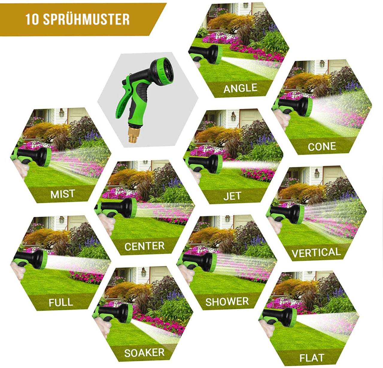 SwissMagic Pro™ - Flexibler Gartenschlauch bis 30m - SwissGadget