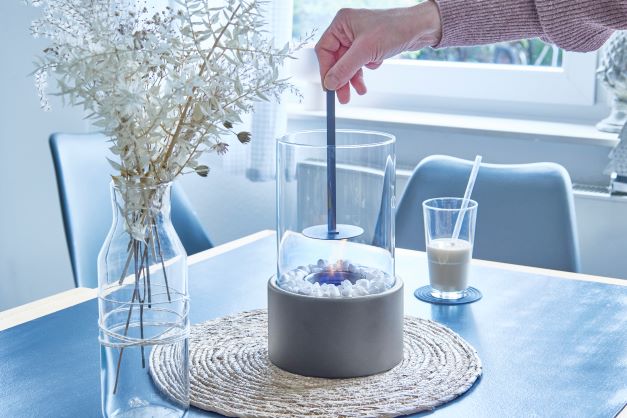 Tischkamin Bioethanol Komplettset - Viel Zubehör - SwissGadget