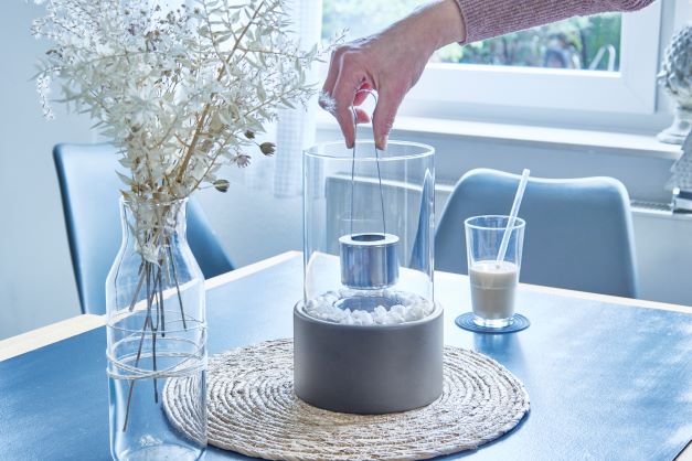 Tischkamin Bioethanol Komplettset - Viel Zubehör - SwissGadget