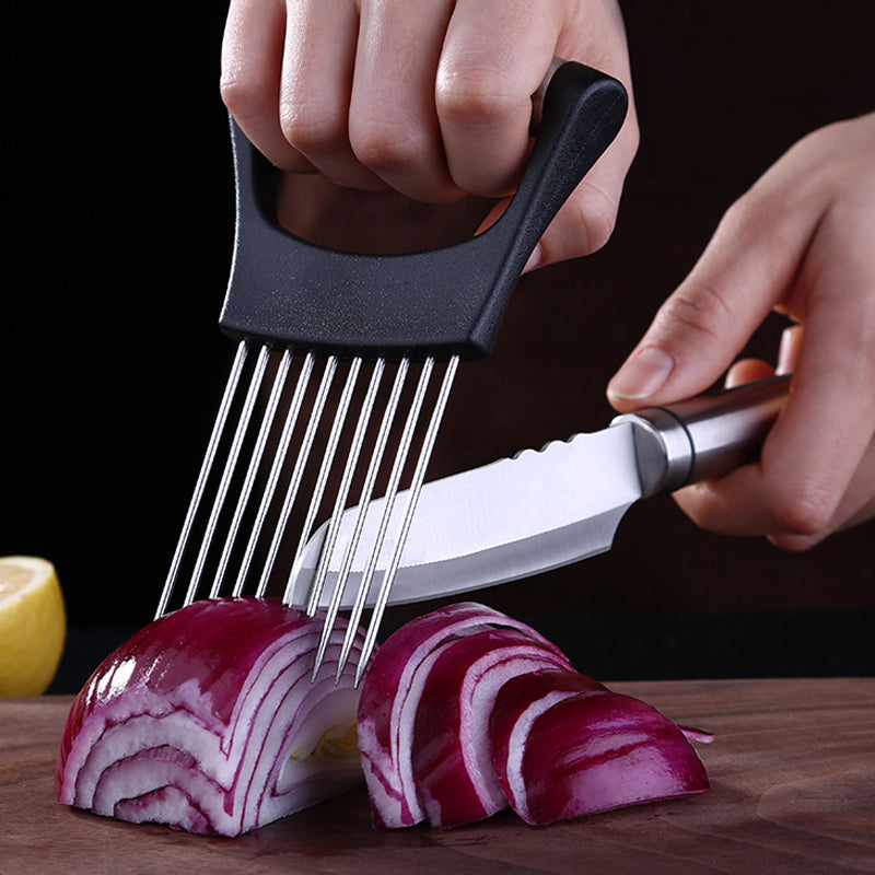 OnionMasterPro™ Zwiebelschneider aus Edelstahl - Effizientes Küchenwerkzeug - SwissGadget