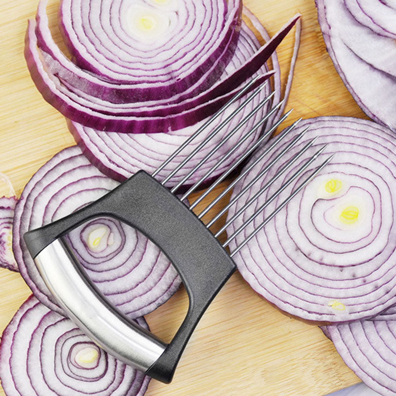 OnionMasterPro™ Zwiebelschneider aus Edelstahl - Effizientes Küchenwerkzeug - SwissGadget