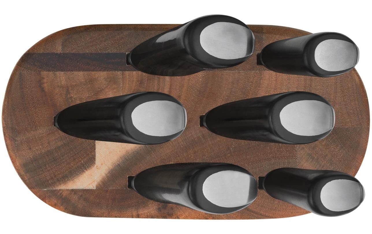 Tefal Messerblock-Set mit Messer Jamie Oliver 6-teilig, Holzart