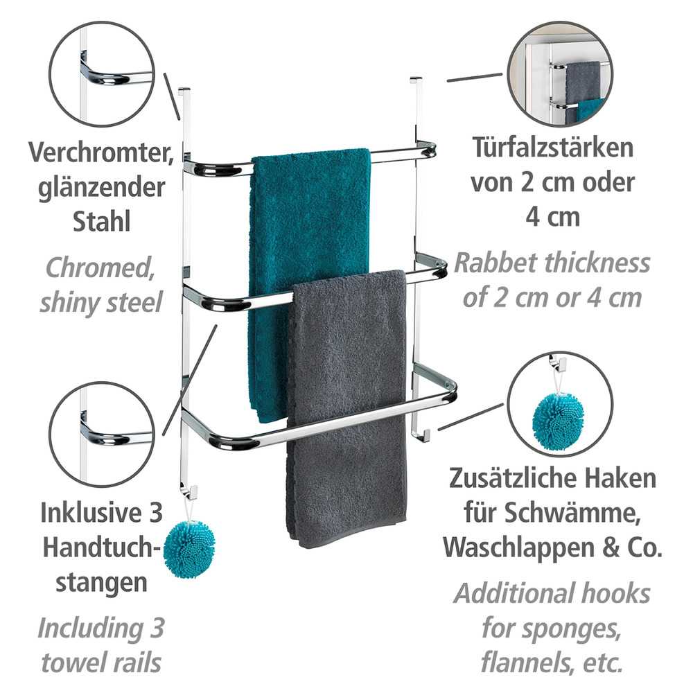 Handtuchhalter für Tür und Dusche