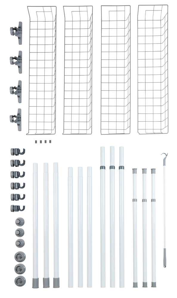 Teleskop-System HERKULES Duo weiss/grau