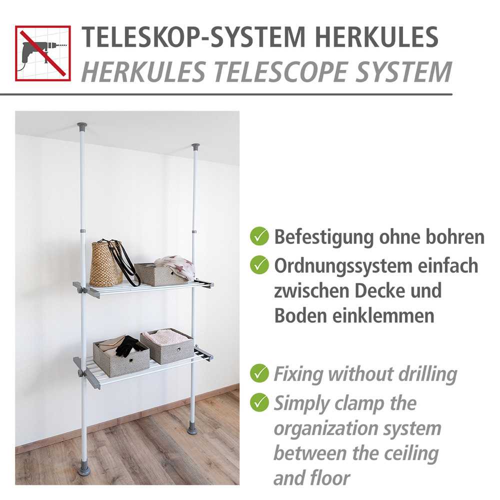 Regalboden zur Erweiterung des Teleskop-Systems