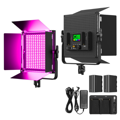 Professionelles Pixel K80RGB LED-Videoleuchten-Set