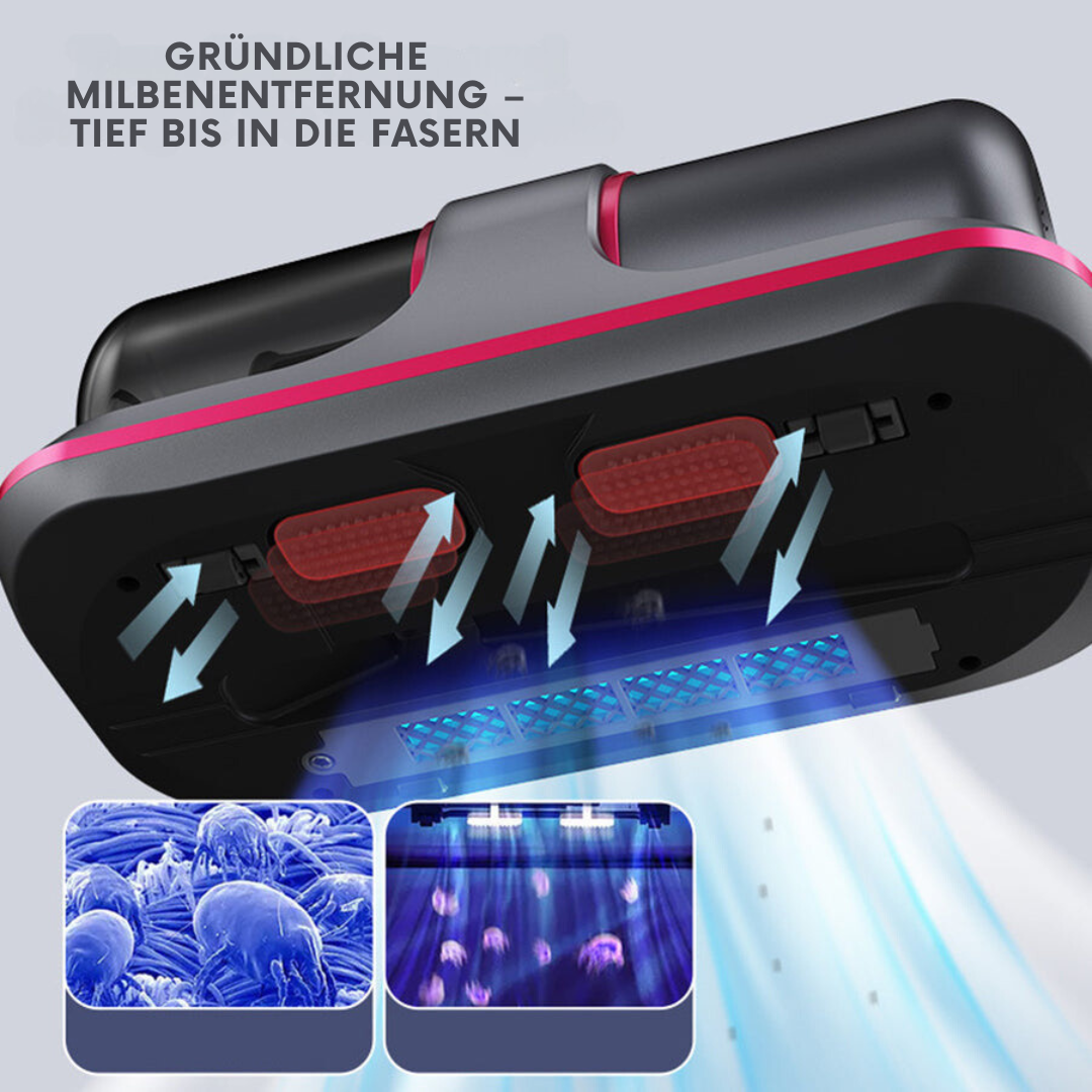 MilbenSaugerPro™ – Bekämpft Milben & Bakterien mit UV-C Licht!