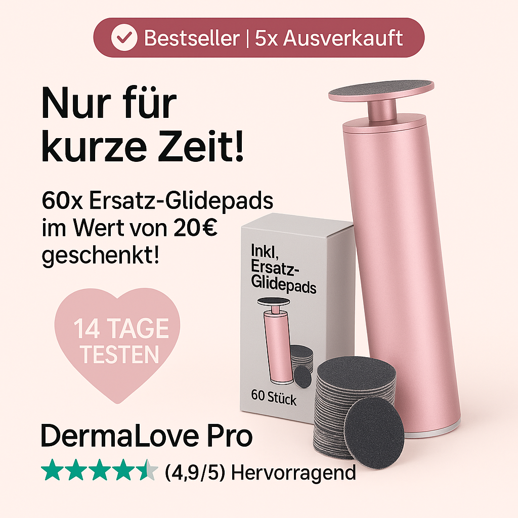 DermaLove Pro inkl. 60 Glide Pads (Gratis)
