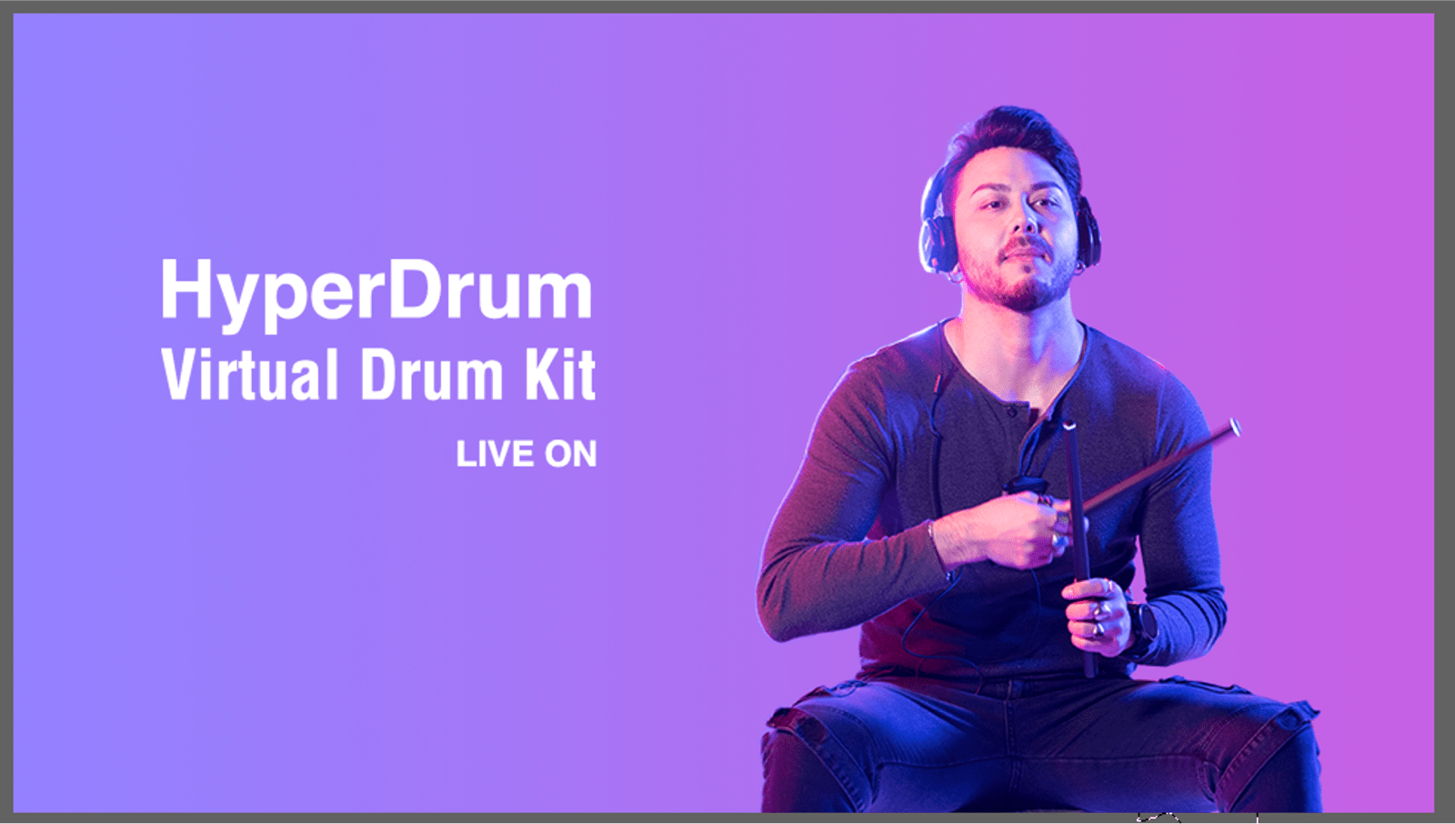 HyperDrum™ | Elektronische Drum Sticks im Set | Immersives Trommelerlebnis