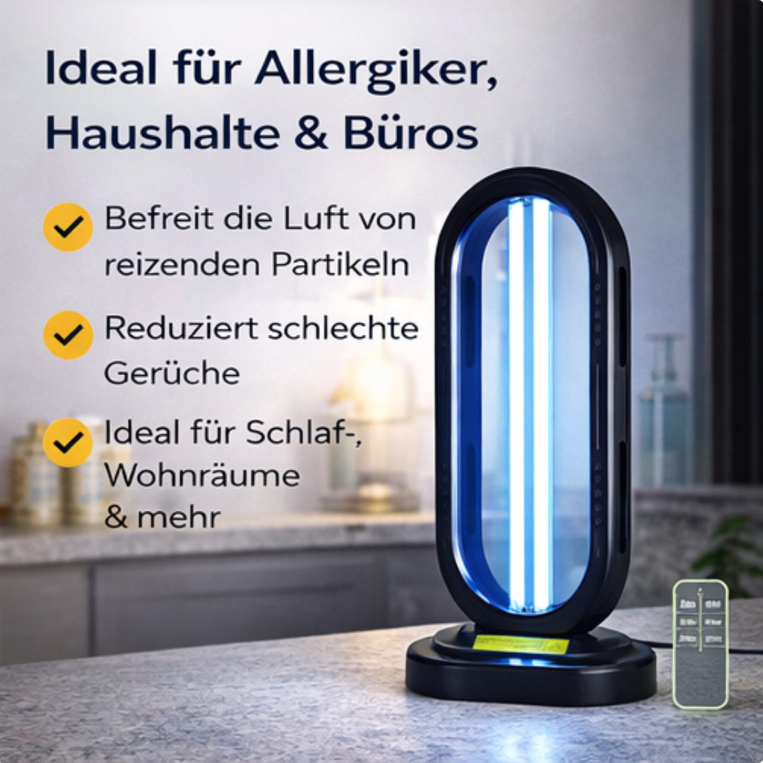 UV-Raumdesinfektor mit UV-C Desinfektion – Hygienische Raumluft ohne Chemie