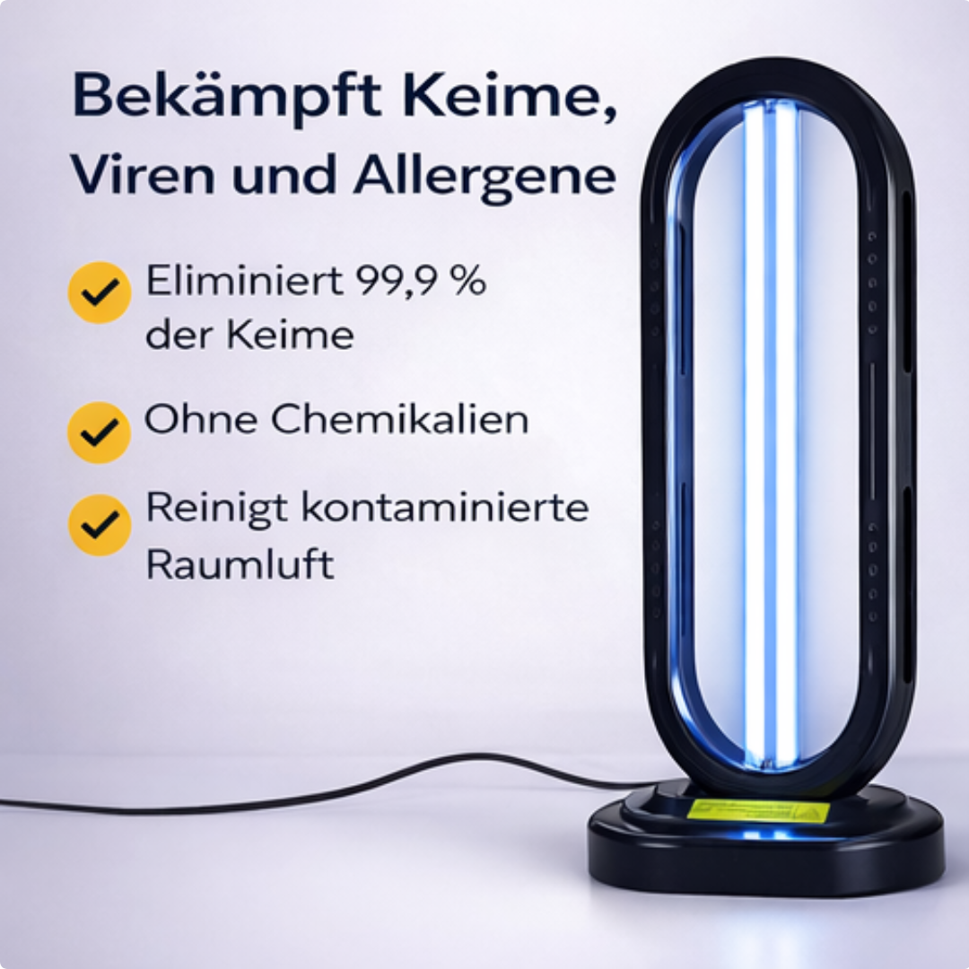 UV-Raumdesinfektor mit UV-C Desinfektion – Hygienische Raumluft ohne Chemie