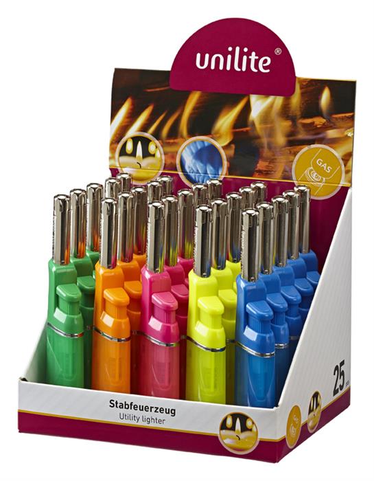 Stabfeuerzeug Unilite Bergamo TL-5 assortiert in 5 Farben