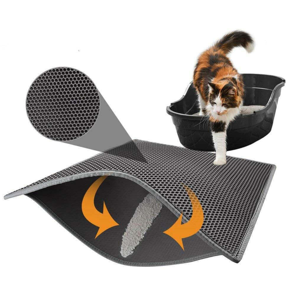 Katzenstreu Matte - Sauberkeit und Ordnung für deine Katze - SwissGadget