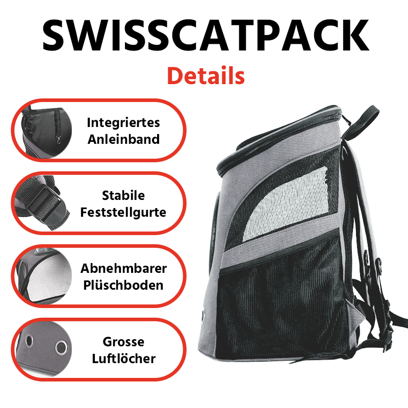 SwissCatPack - Katzenrucksack - SwissGadget