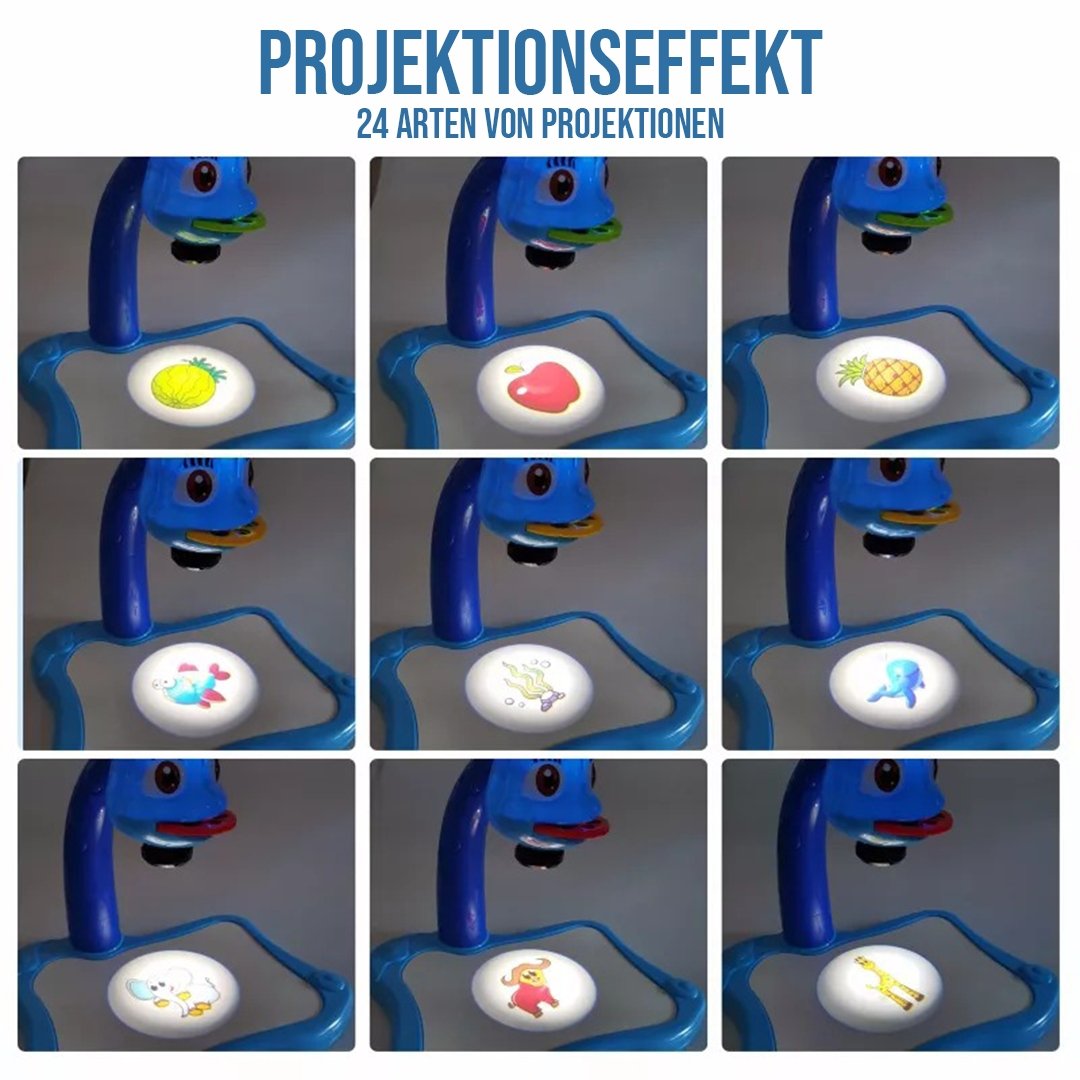 Kreativer LED-Zeichenprojektor für Kinder - Ausverkauf - SwissGadget
