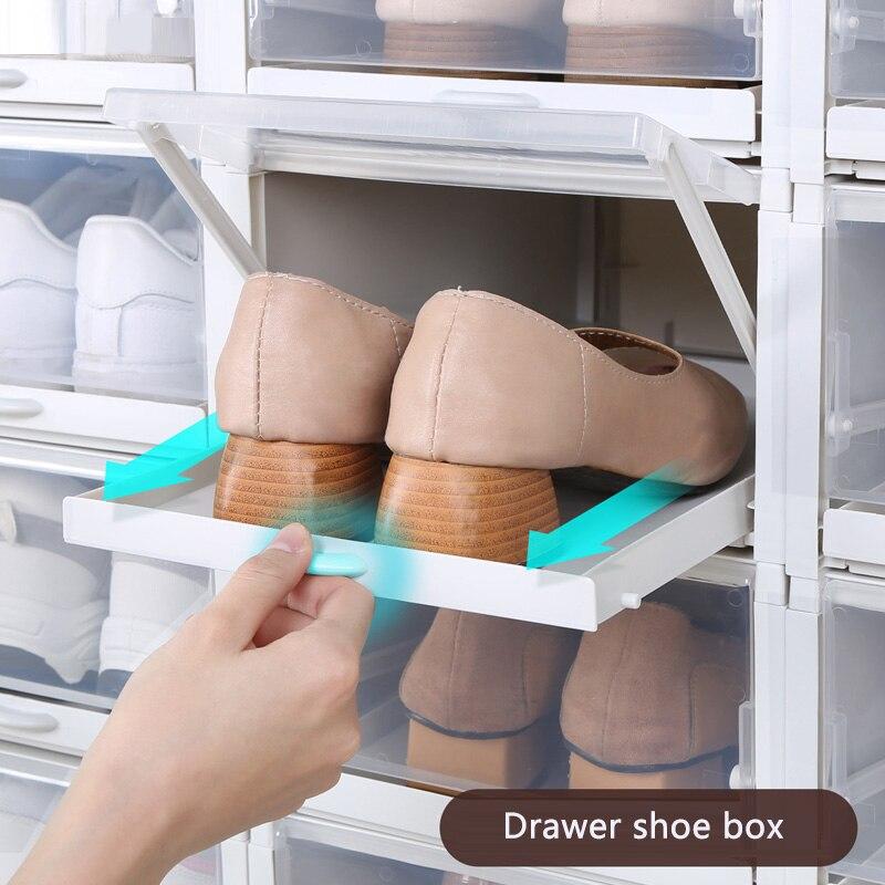 Premium Schuhboxen Shoe Box Organizer - Stilvolle Aufbewahrung für Ihre Schuhe - SwissGadget